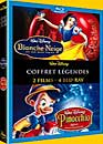 DVD, Blanche Neige et les sept nains + Pinocchio (Blu-ray) - Coffret 4 Blu-ray sur DVDpasCher