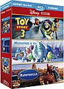 DVD, Coffret Pixar 2011 : Toy story 3 + Monstres & cie + Ratatouille (Blu-ray) sur DVDpasCher